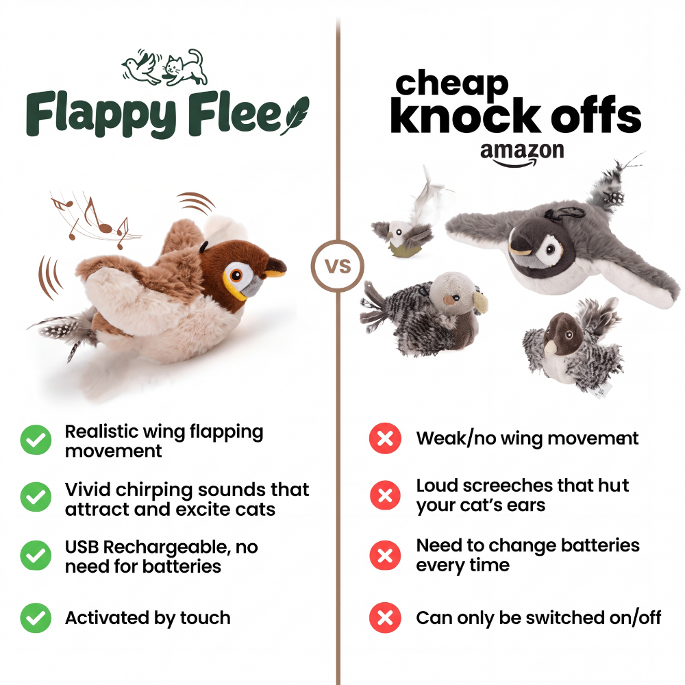 FlappyFlee Bird Toy